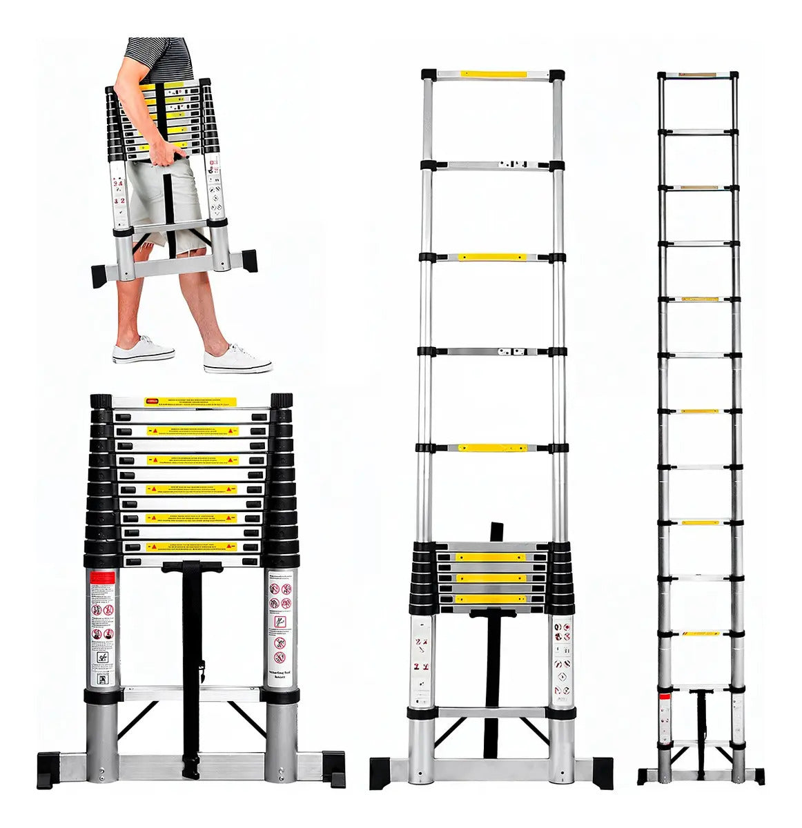 Escalera Telescópica Plegable 5 m