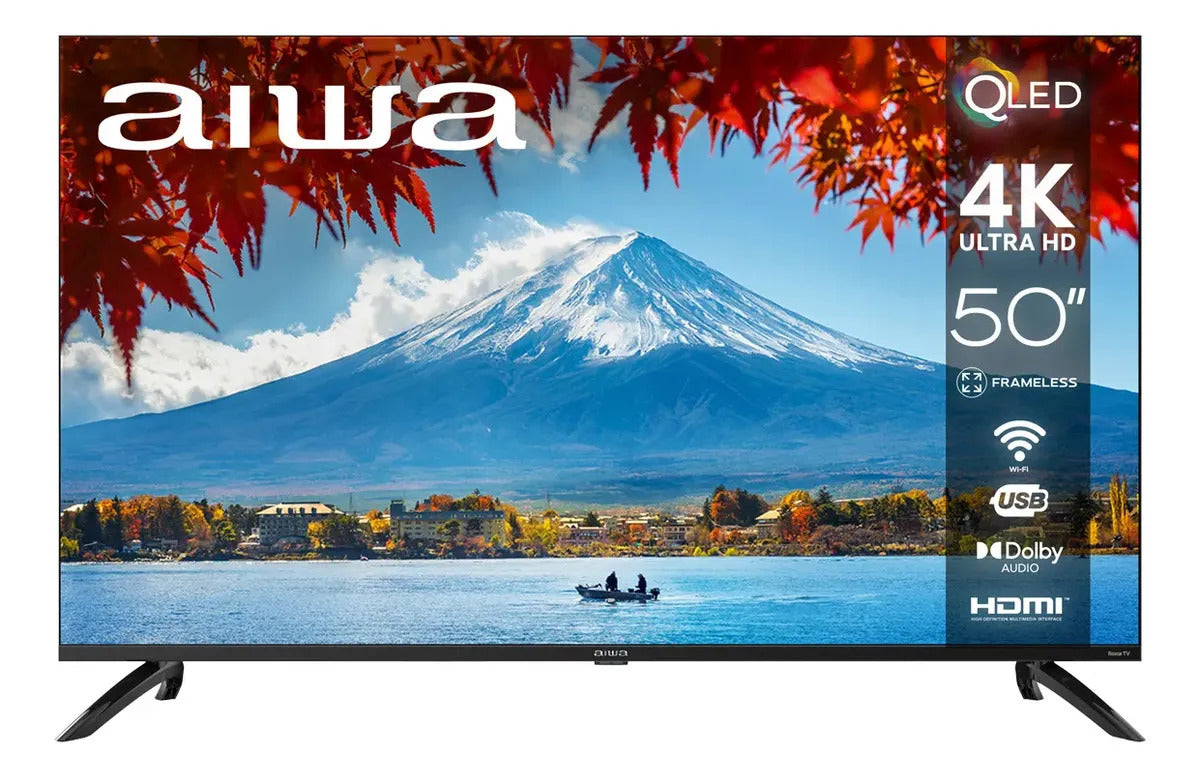 Smart TV Aiwa 50" QLED 4K Roku TV