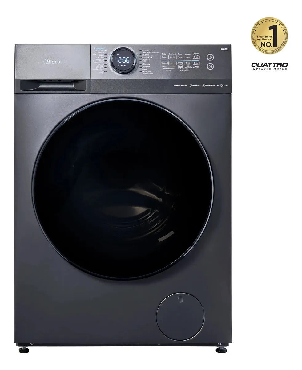 Lavasecadora Midea Carga Frontal 12.5 kg / 7 kg Titanium