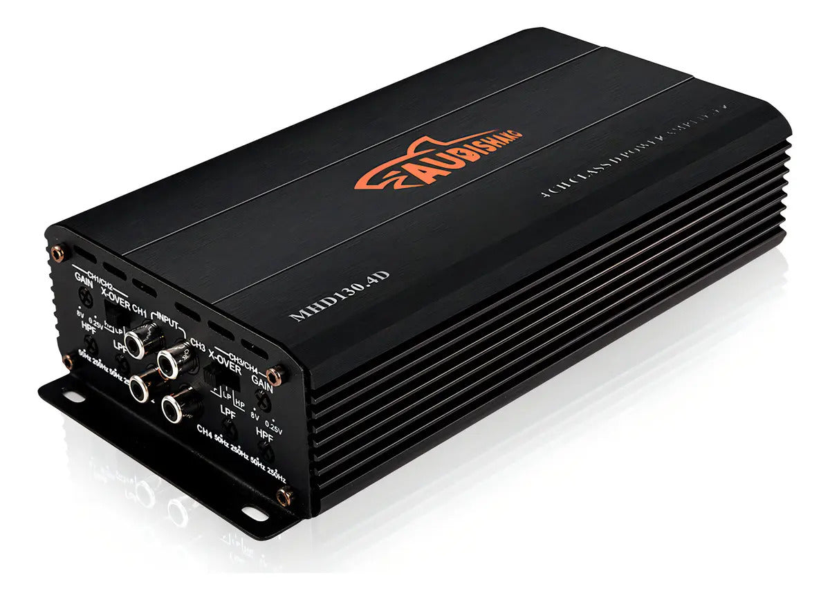 Amplificador para Auto 4 Canales 2400 W Audishako