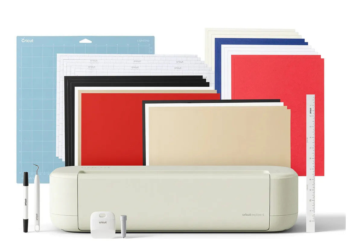 Kit Plotter de Corte Cricut Explore 5 Starter Perla