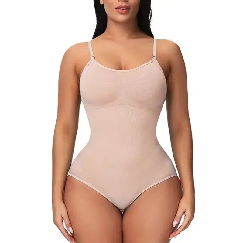 Body moldeador sin costuras con tirantes ajustables - Nude / XS