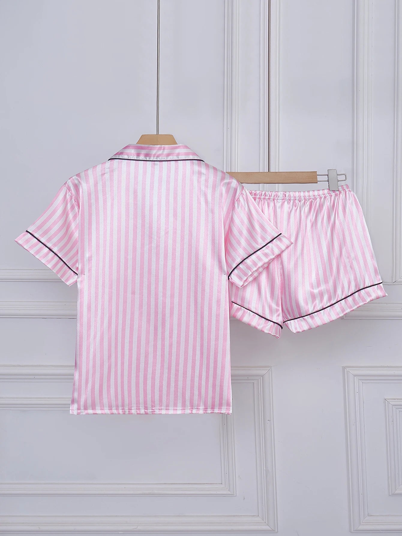 Conjunto de Pijama de Satén