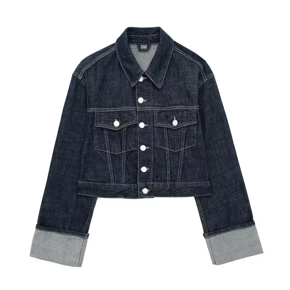 Chaquetas de Mezclilla con Bolsillos