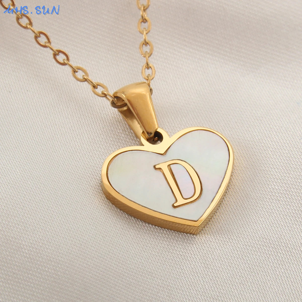 Collar Con Inicial De Corazón