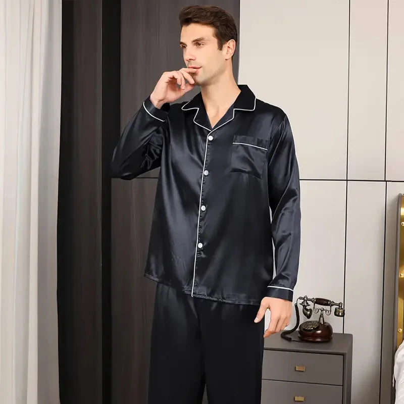 Pijama Lisa de Manga Larga