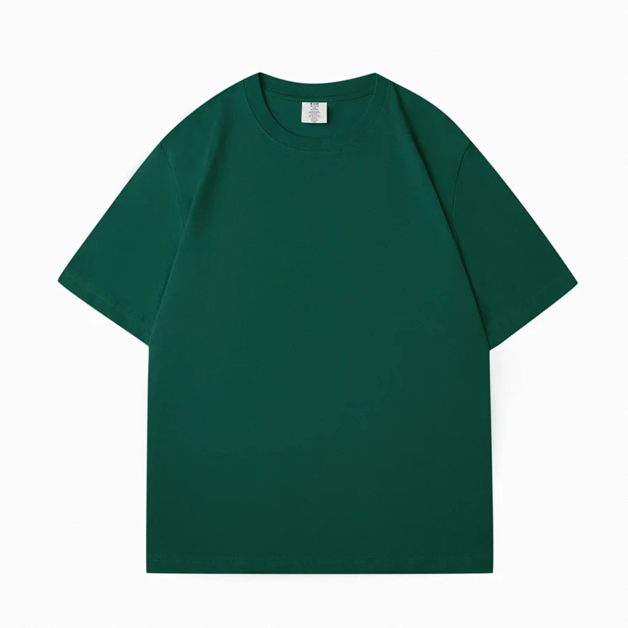 Camiseta de Algodón Liso