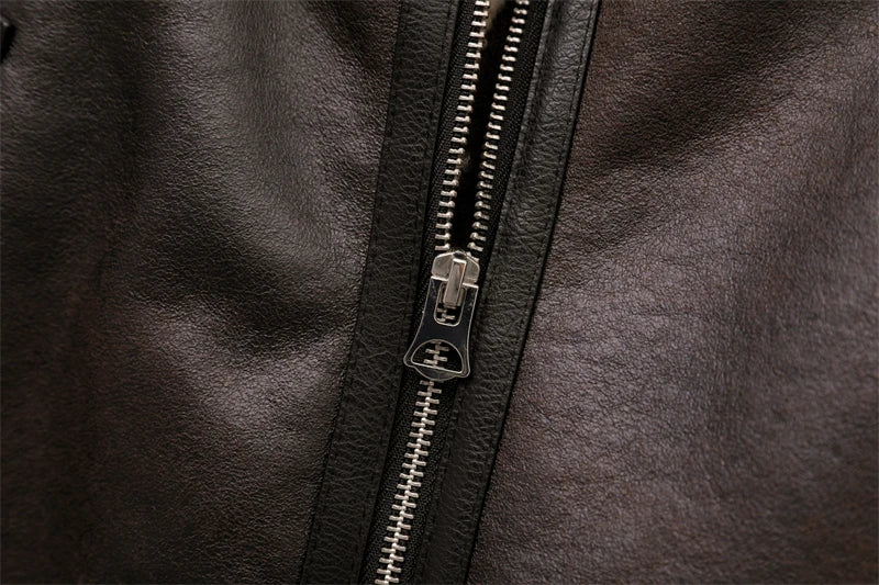 ZVRI 2023 nueva moda mujer gruesa cálida chaqueta de piel de oveja sintética abrigo Vintage de manga larga cinturón dobladillo exterior femenino