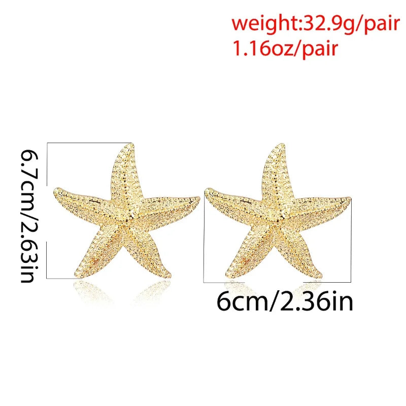 Pendientes De Estrella De Mar
