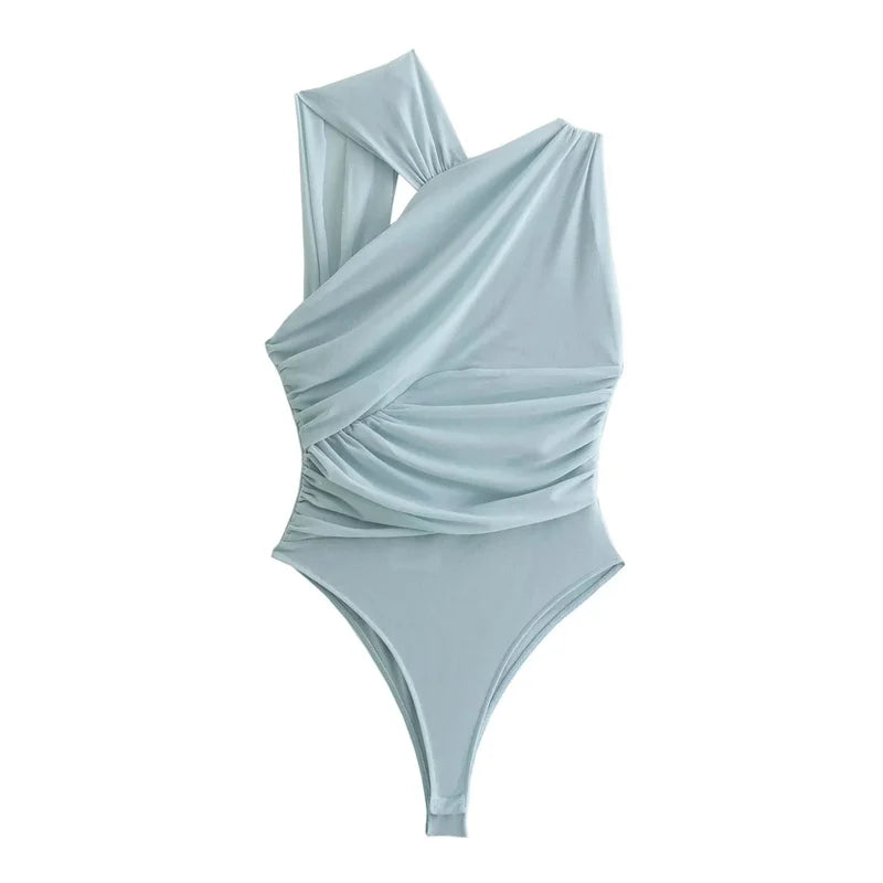 Body sin Mangas de Malla