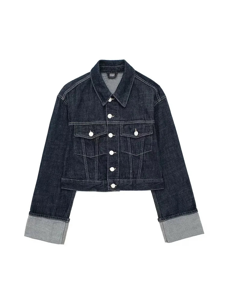 Chaquetas de Mezclilla con Bolsillos
