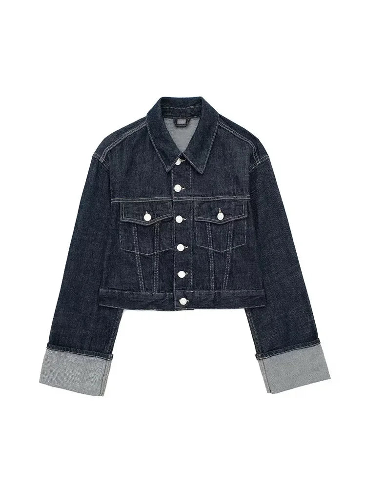 Chaquetas de Mezclilla con Bolsillos