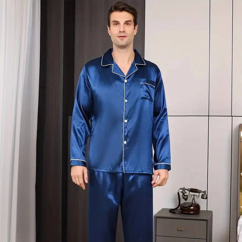Pijama Lisa de Manga Larga