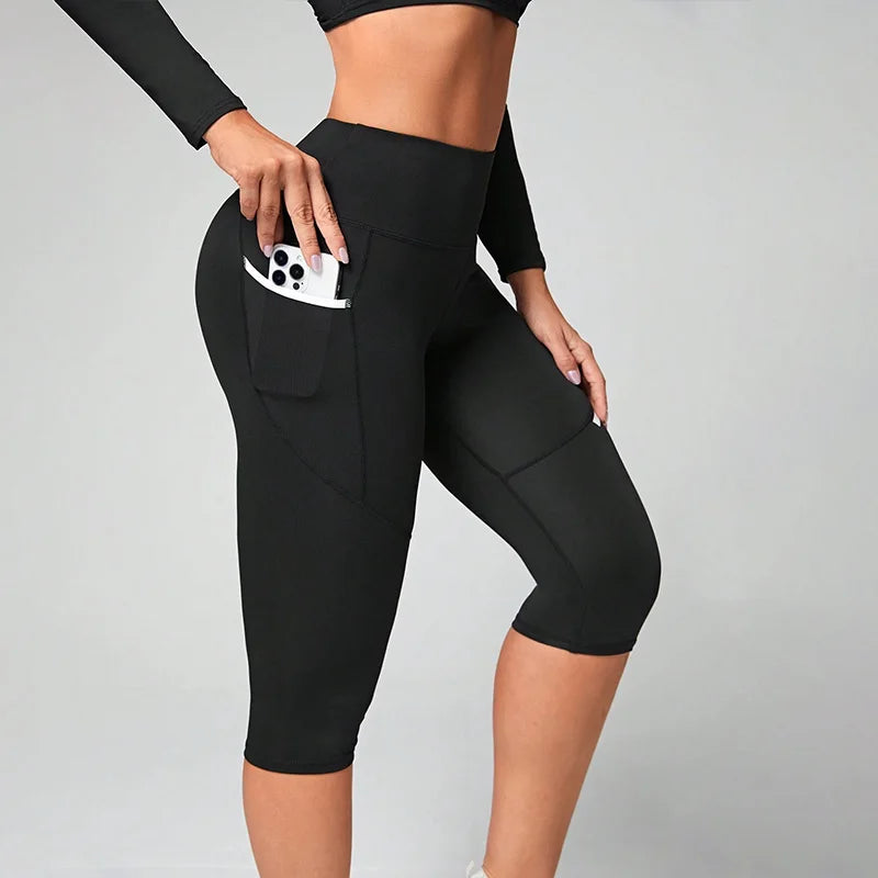 Pantalones de yoga de cintura alta
