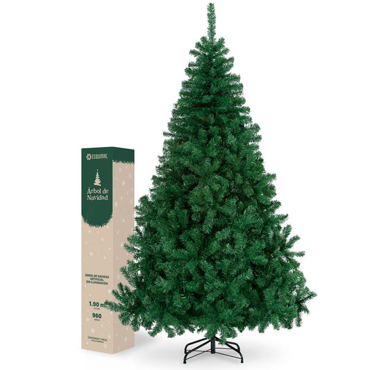 Árbol de Navidad artificial pino verde 1.9 m Esquimal