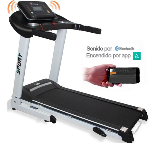 Caminadora Eléctrica 2.75 HP 15 km/h Bluetooth