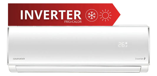 Minisplit Inverter Daewoo 1 Tonelada Frío/Calor 110 V R32