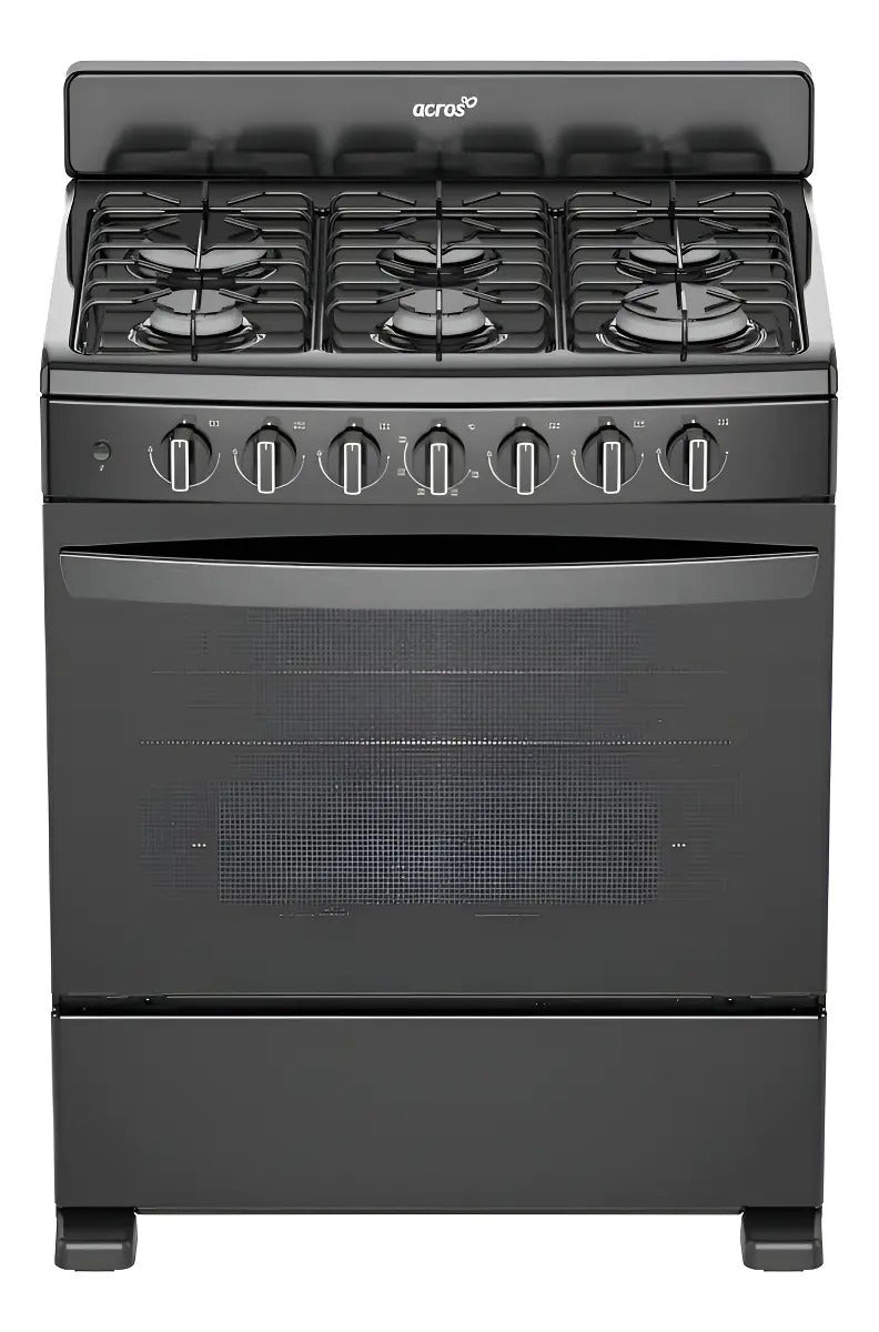 Estufa de Piso a Gas Acros 30" Negra