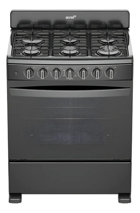 Estufa de Piso a Gas Acros 30" Negra