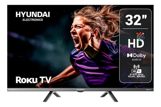 Smart TV Hyundai 32" HD Roku TV
