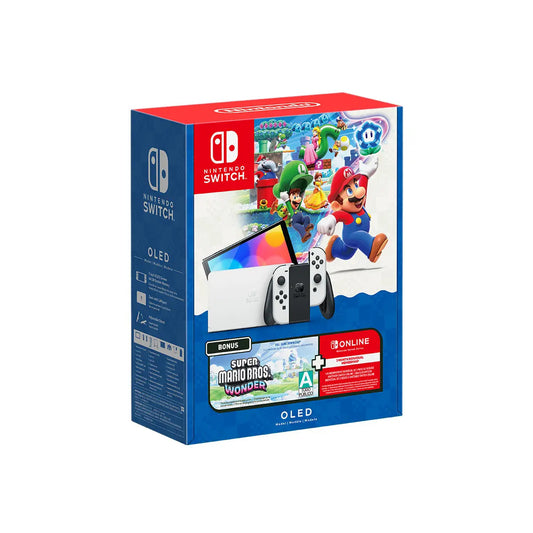 Nintendo Switch OLED + Super Mario Bros. Wonder + 3 Meses NSO