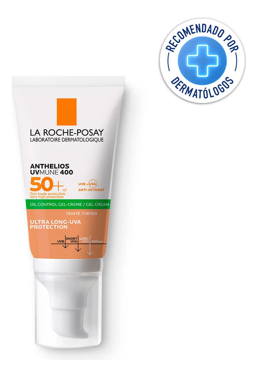 La Roche-Posay Anthelios UVMUNE 400 Gel-Crema con Color FPS 50+ 50 ml