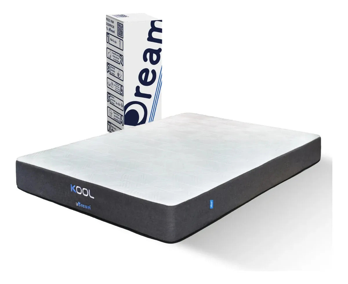 Colchón King Size Udream Memory Foam Gel en Caja