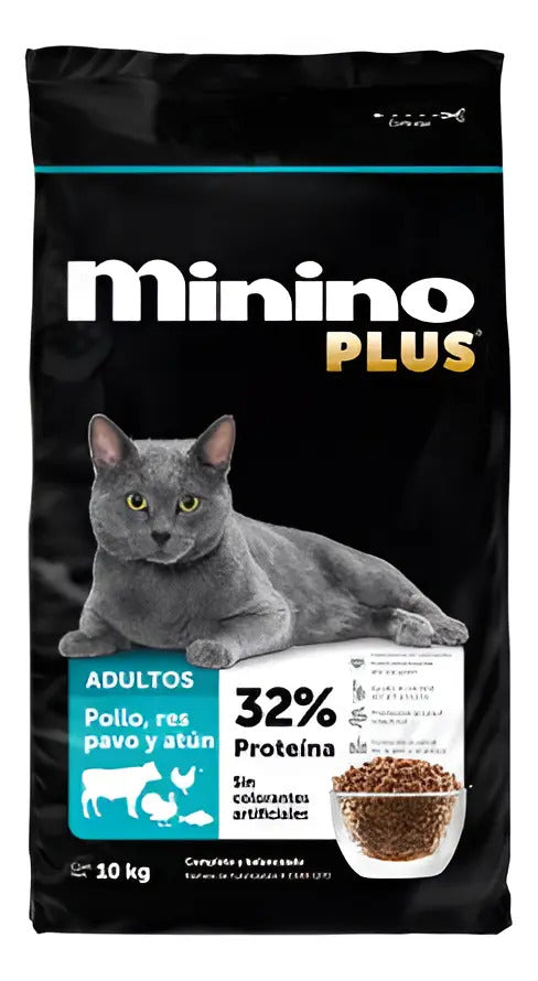 Croqueta Minino Plus Gato Adulto 10 kg