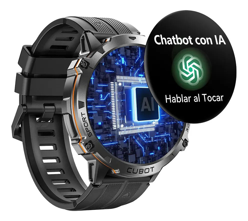 Smartwatch Cubot X3 con Llamadas y Batería de Larga Duración