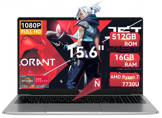 Laptop 15.6" Ryzen 7 7730U 16 GB 512 GB SSD