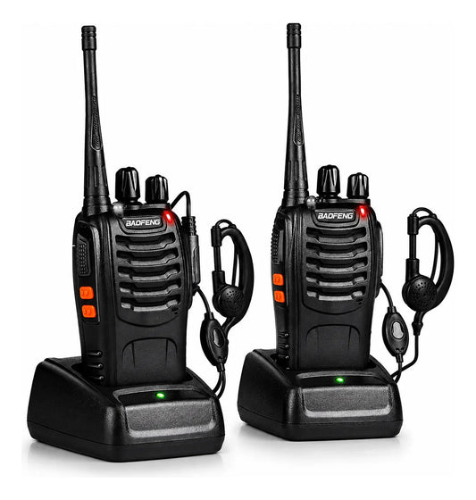 2 Radios Walkie Talkie Baofeng 888s UHF