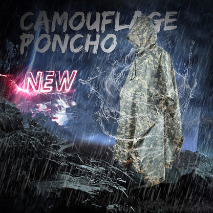 Poncho de camuflaje transpirable