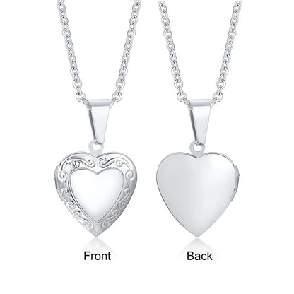 Collar con Relicario de Corazón - Diseño 3