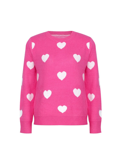 Suéter Con Patrón De Corazón