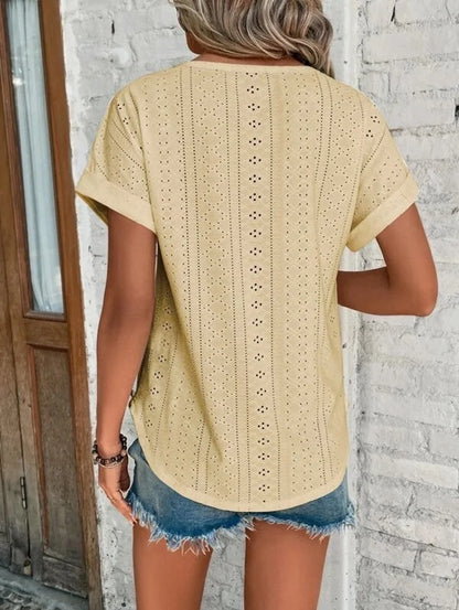 Blusa de manga corta Informal