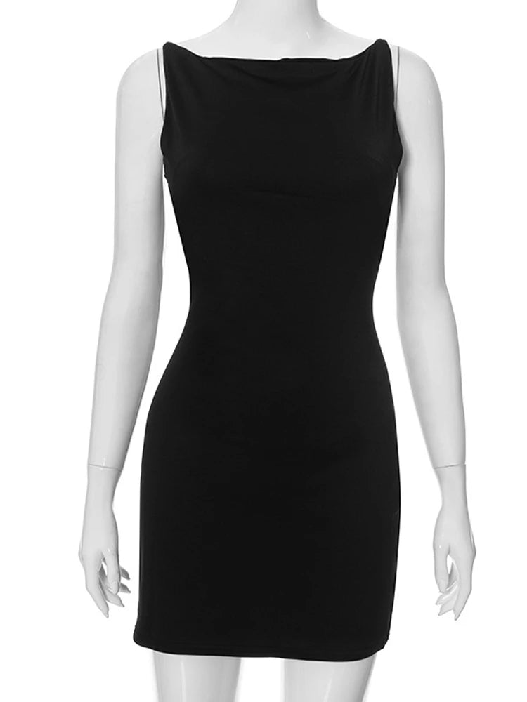 Vestido Corto sin Mangas