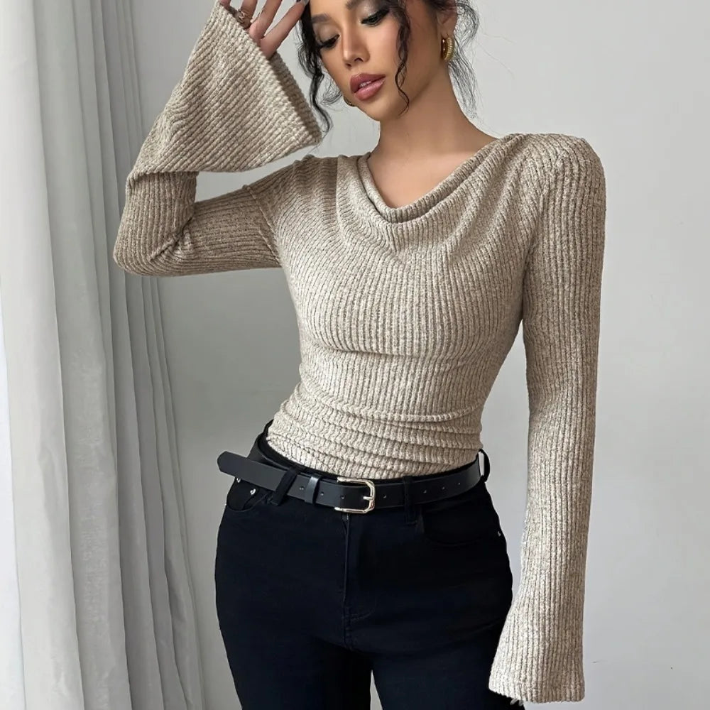 Blusa De Hombro Asimétrico