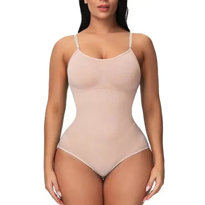 Body moldeador sin costuras con tirantes ajustables - Nude / XS