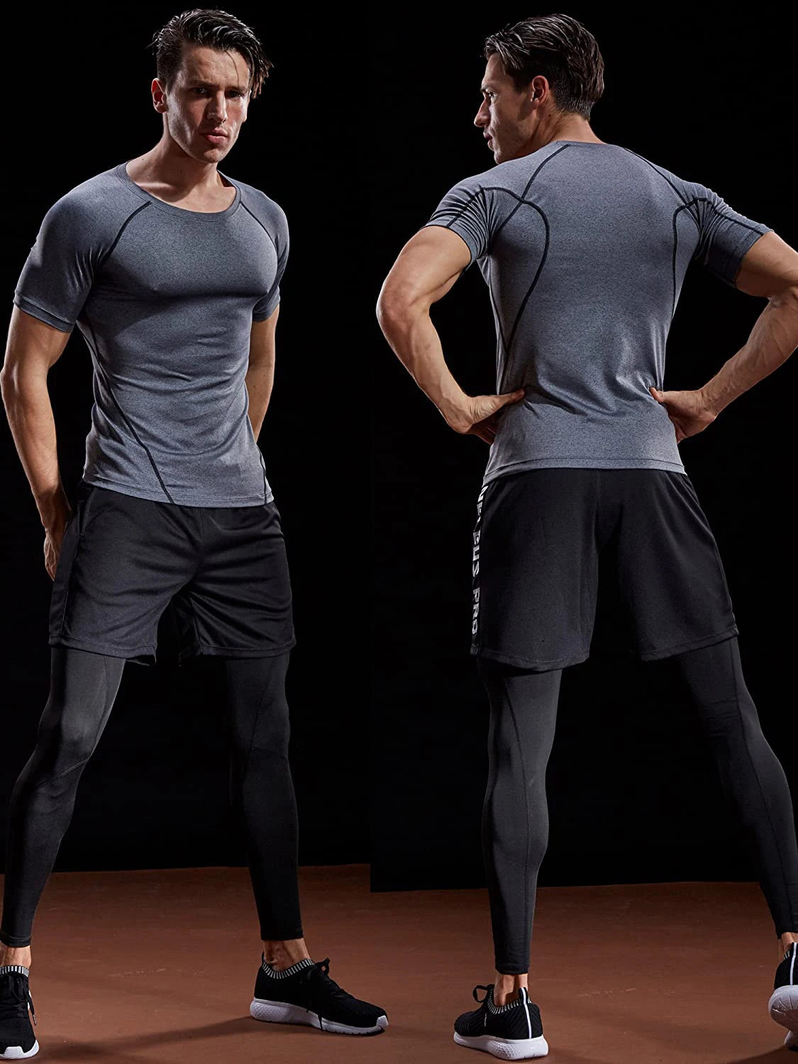 Camiseta de Compresión Lisa para Hombre - foto 5