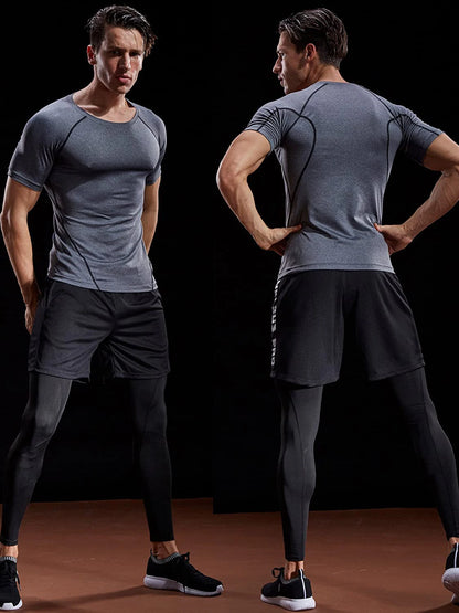 Camiseta de Compresión Lisa para Hombre - foto 5