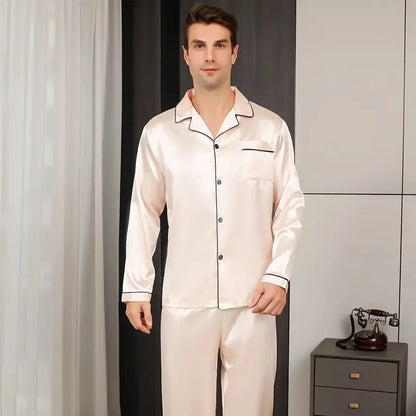 Pijama Lisa de Manga Larga