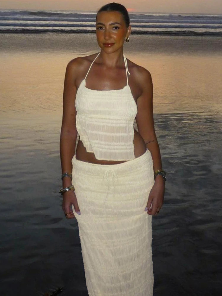 Conjunto Con Espalda Descubierta