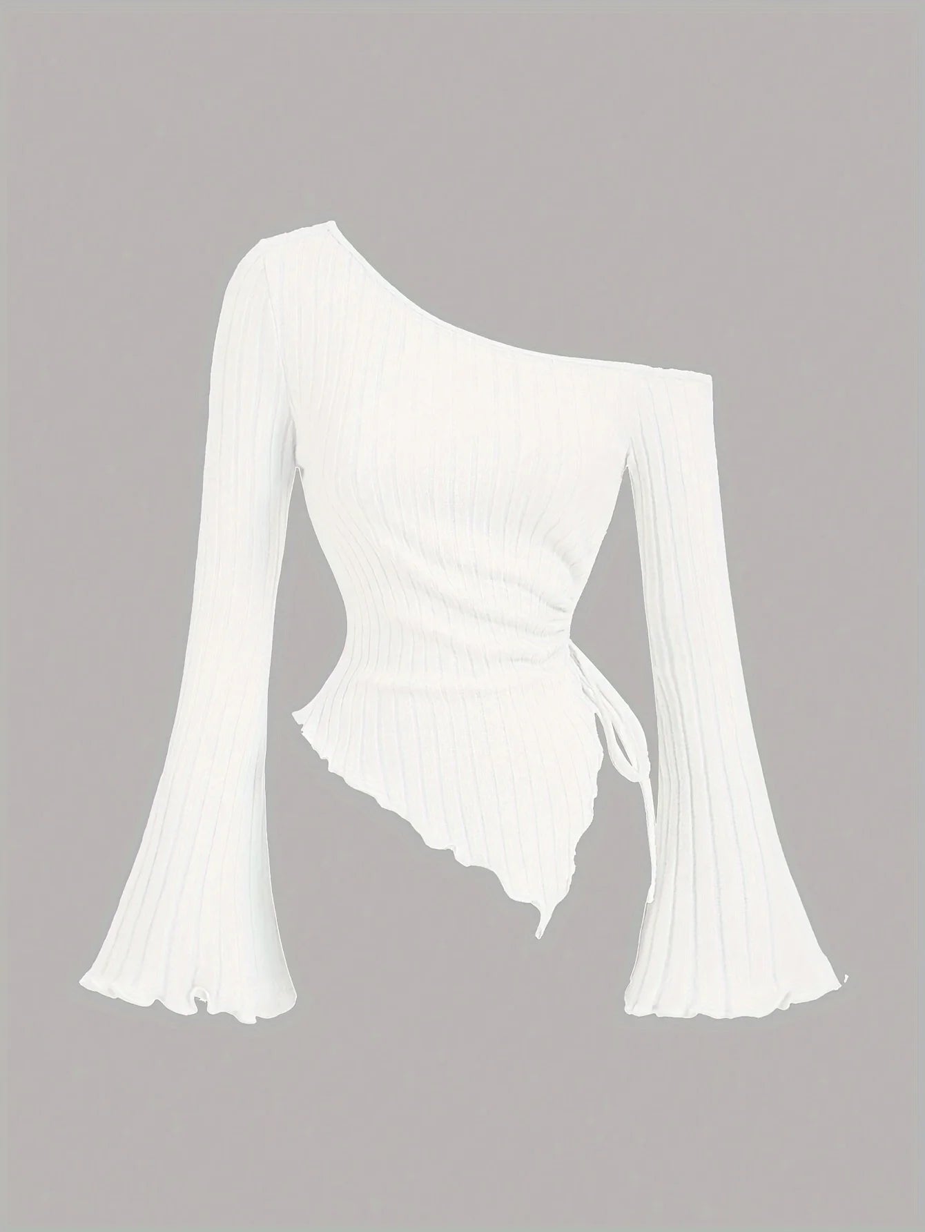 Blusa Con Hombro Asimétrico