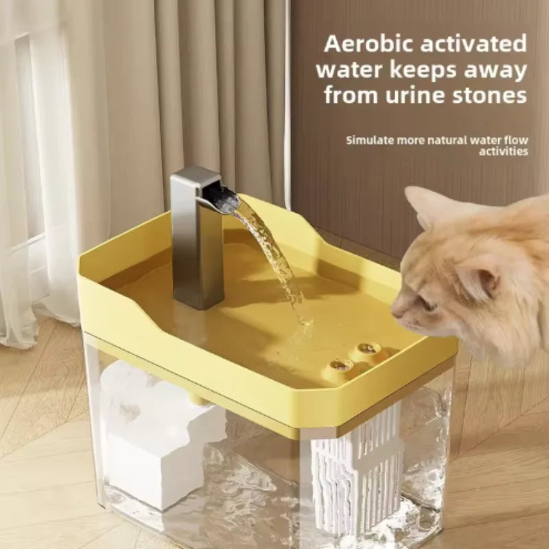 Fuente de agua para gatos 2 L con filtro - foto 1