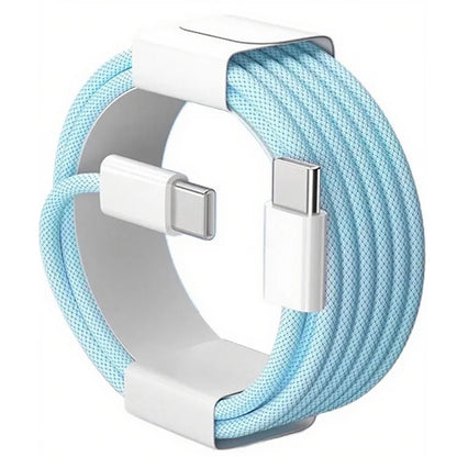Cable USB-C a USB-C de 60 W carga rápida - Azul / 1 m / USB-C a USB-C