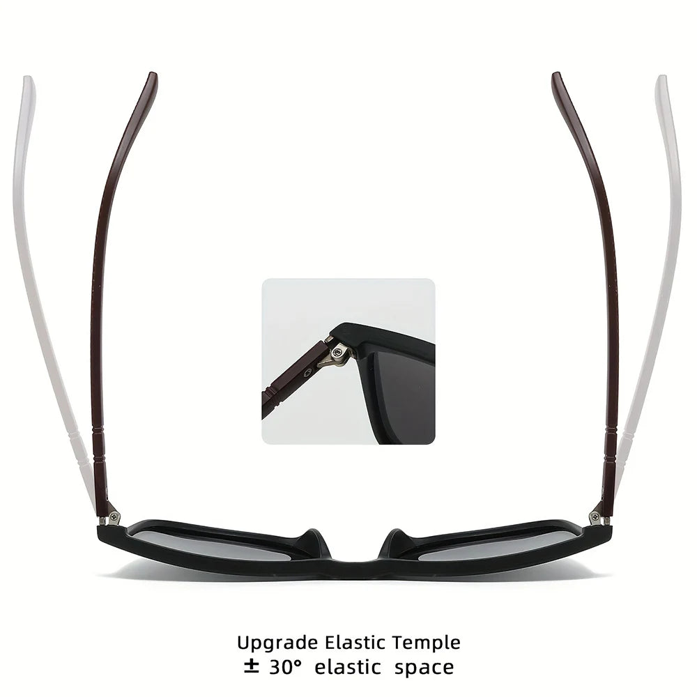 Lentes de sol polarizados cuadrados UV400 unisex - foto 4
