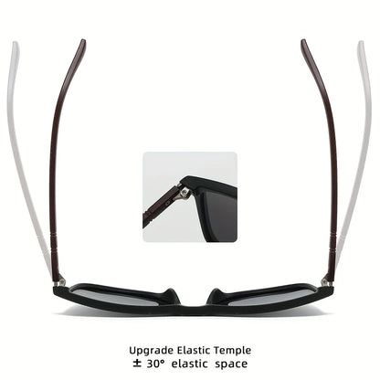 Lentes de sol polarizados cuadrados UV400 unisex - foto 4