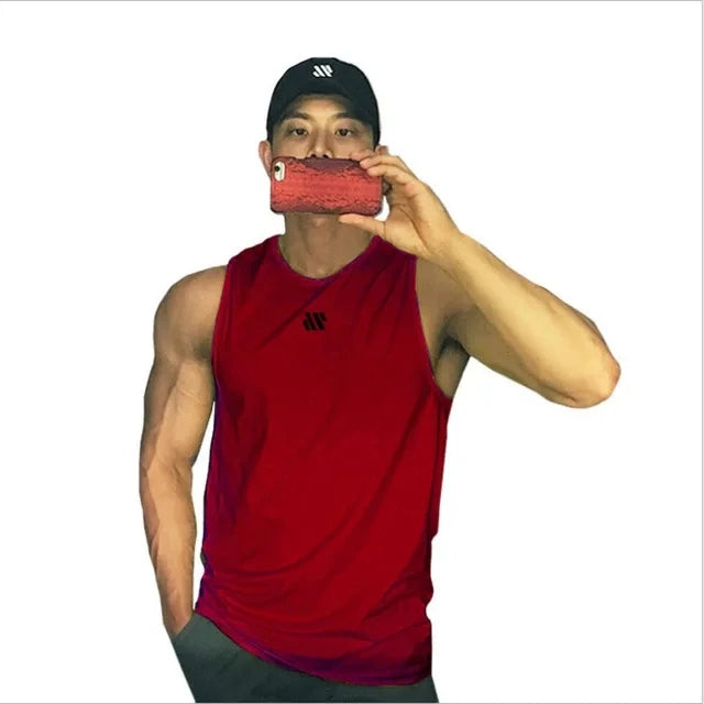 2024 Camiseta sin mangas para gimnasio y fitness para hombre, camiseta sin mangas para Fitness, chaleco deportivo transpirable de malla para hombre, camiseta interior para gimnasio, chaleco para correr para hombre