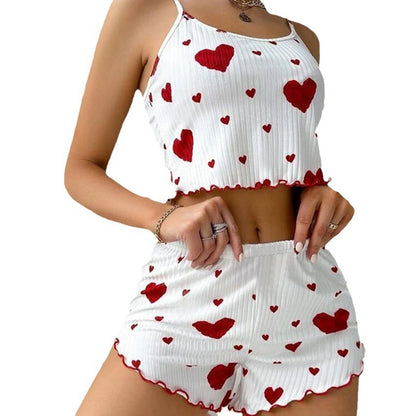 Conjunto de Pijama con Corazones
