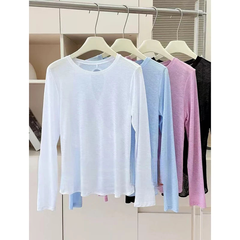 Blusa de Manga Larga Transpirable